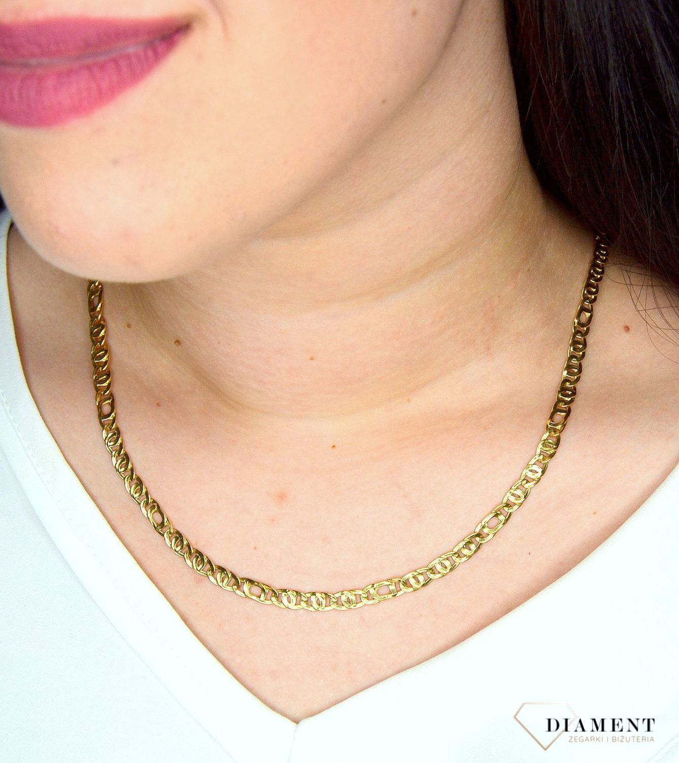 Złoty łańcuszek 585 o szerokości 5,5 mm DIA-LAN-3121-585 5,5mm (1).jpg